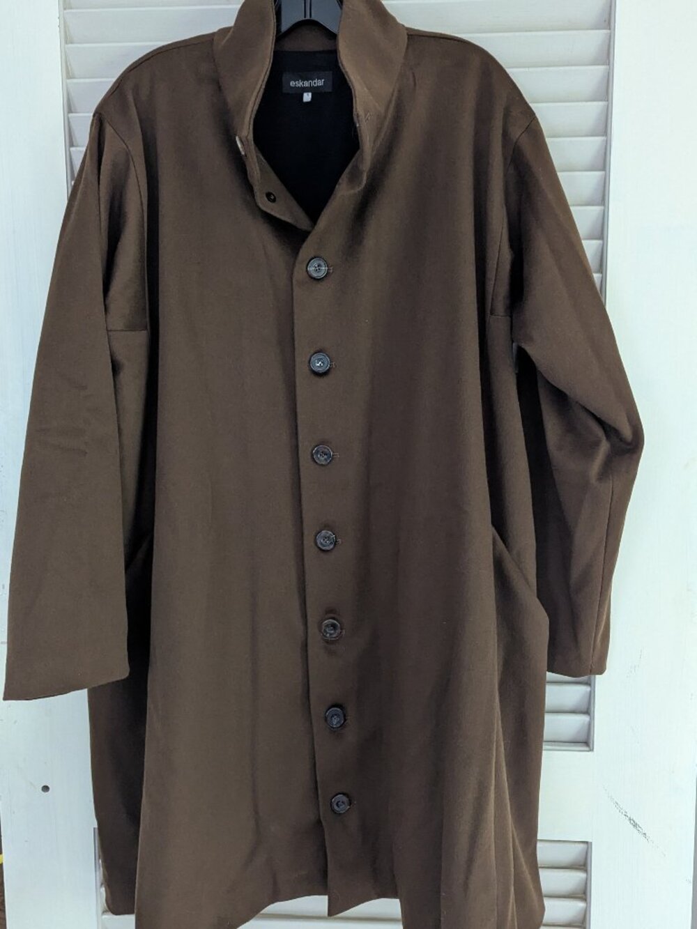 NWT Eskandar cashmere coat